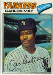 1977 Topps Baseball Cards      568     Carlos May